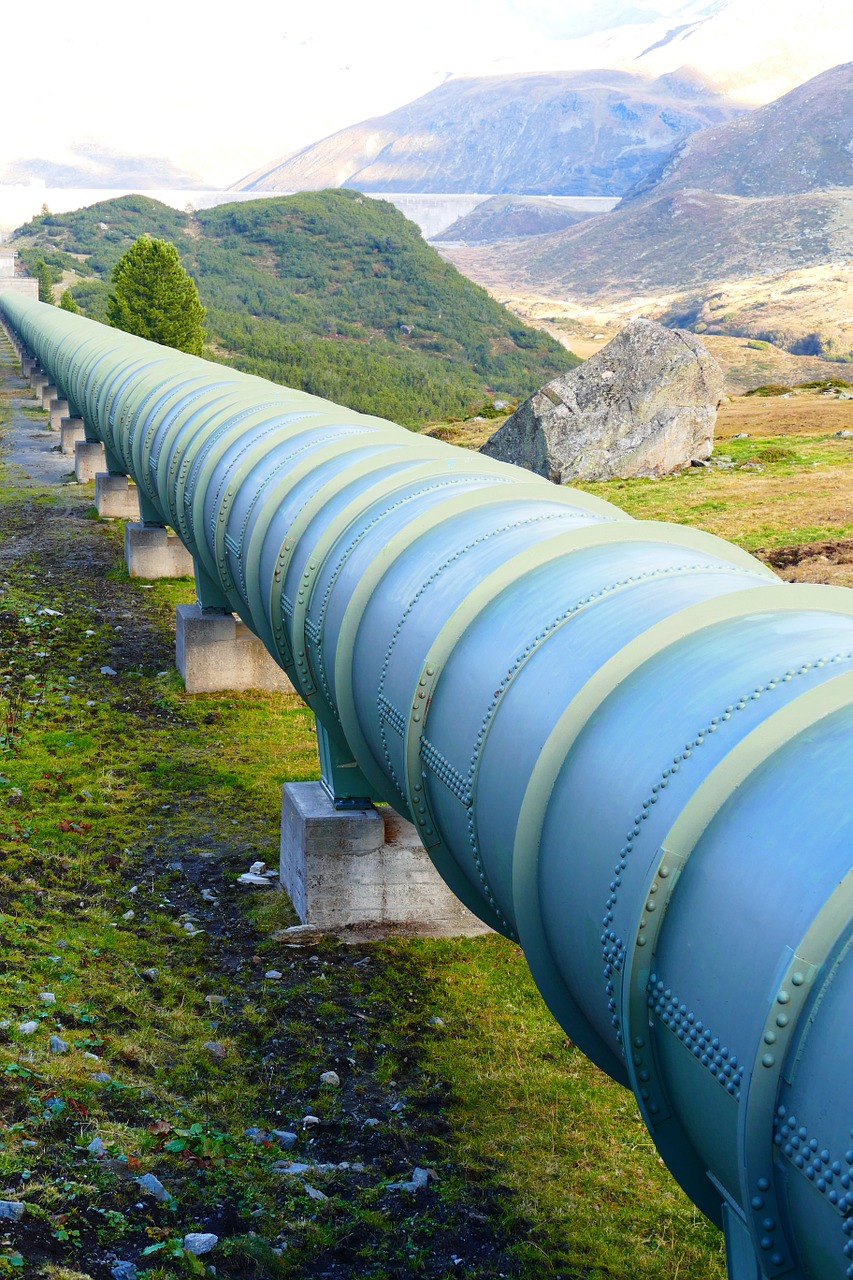 pipeline, pressure water line, tube